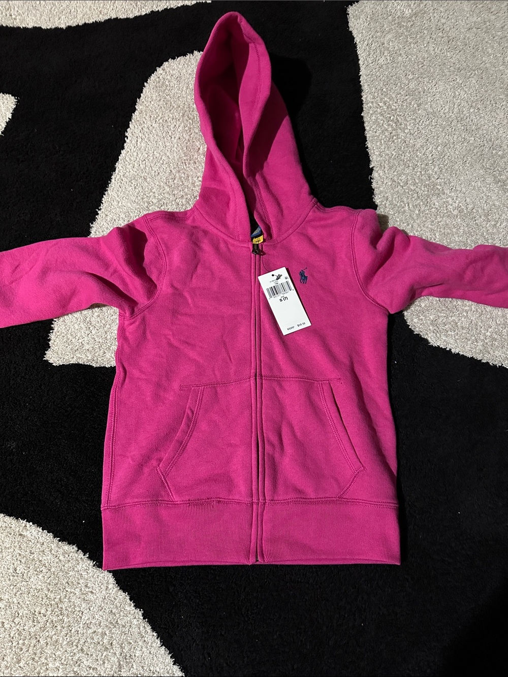 Polo by Ralph Lauren Kids Hot Pink Zip-Up Hoodie